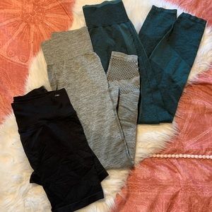 PINK leggings bundle sz Small